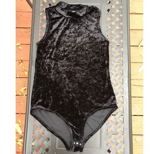 Xhilaration Velvet Bodysuit